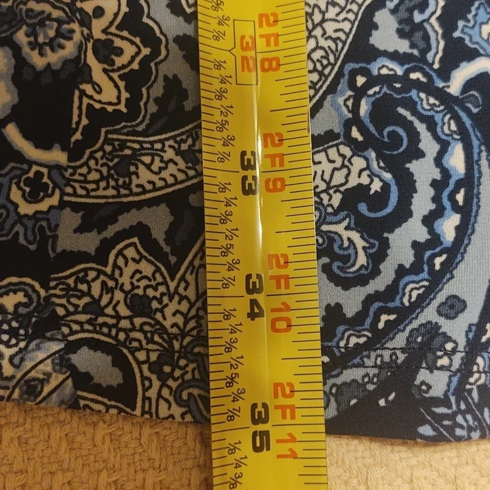 Michael Kors Women's Blue and White Smock Dress - Picture 6 of 7